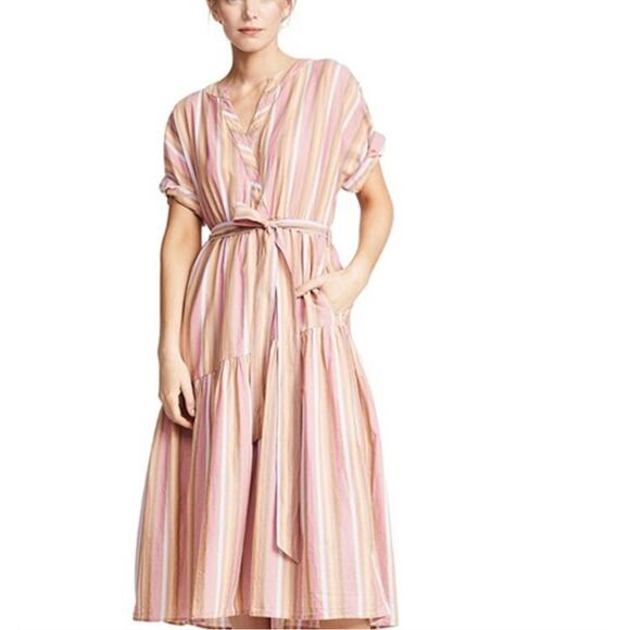 Xirena Drue midi Dress in Tuileries (Neapolitan stripes) - Picture 1 of 13
